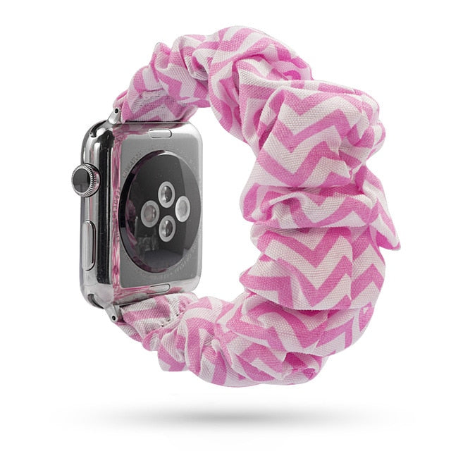 HiStraps™ - Pink Craze Scrunchie Watch Band