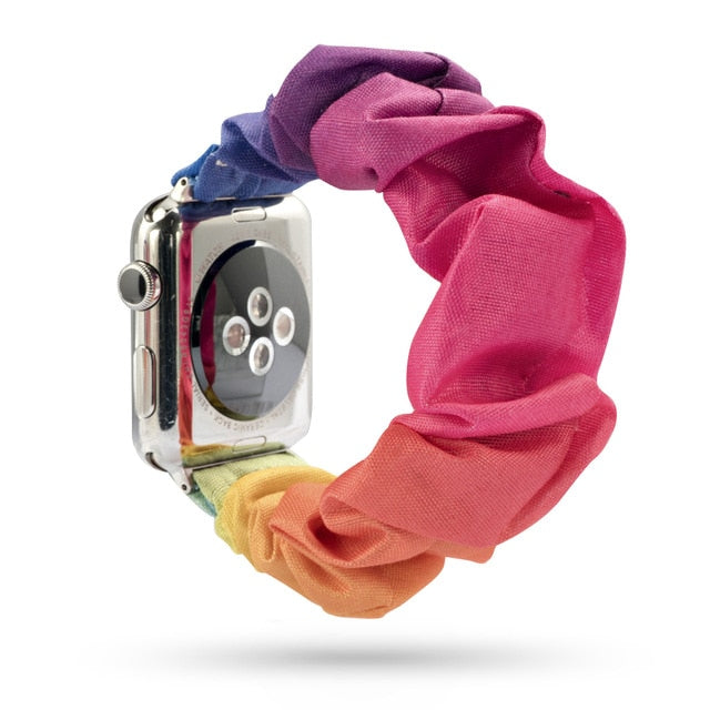 HiStraps™ - Rainbow Scrunchie Watch Band