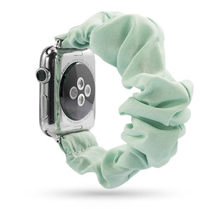 HiStraps™ - Pastol Green Scrunchie Watch Band