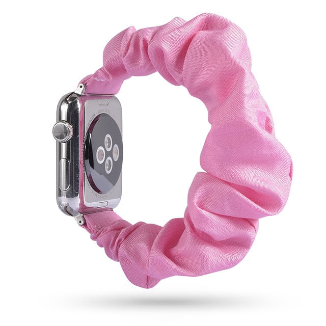 HiStraps™ - Pretty Pink Scrunchie Watch Band