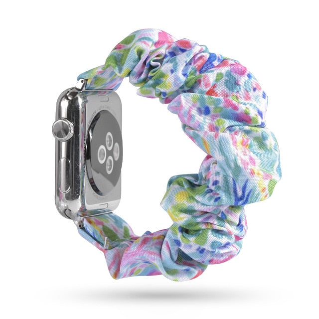 HiStraps™ - Watercolor Wish Scrunchie Watch Band