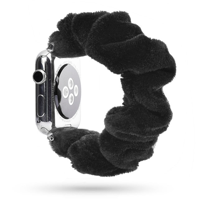 HiStraps™ - Jet Black Scrunchie Watch Band